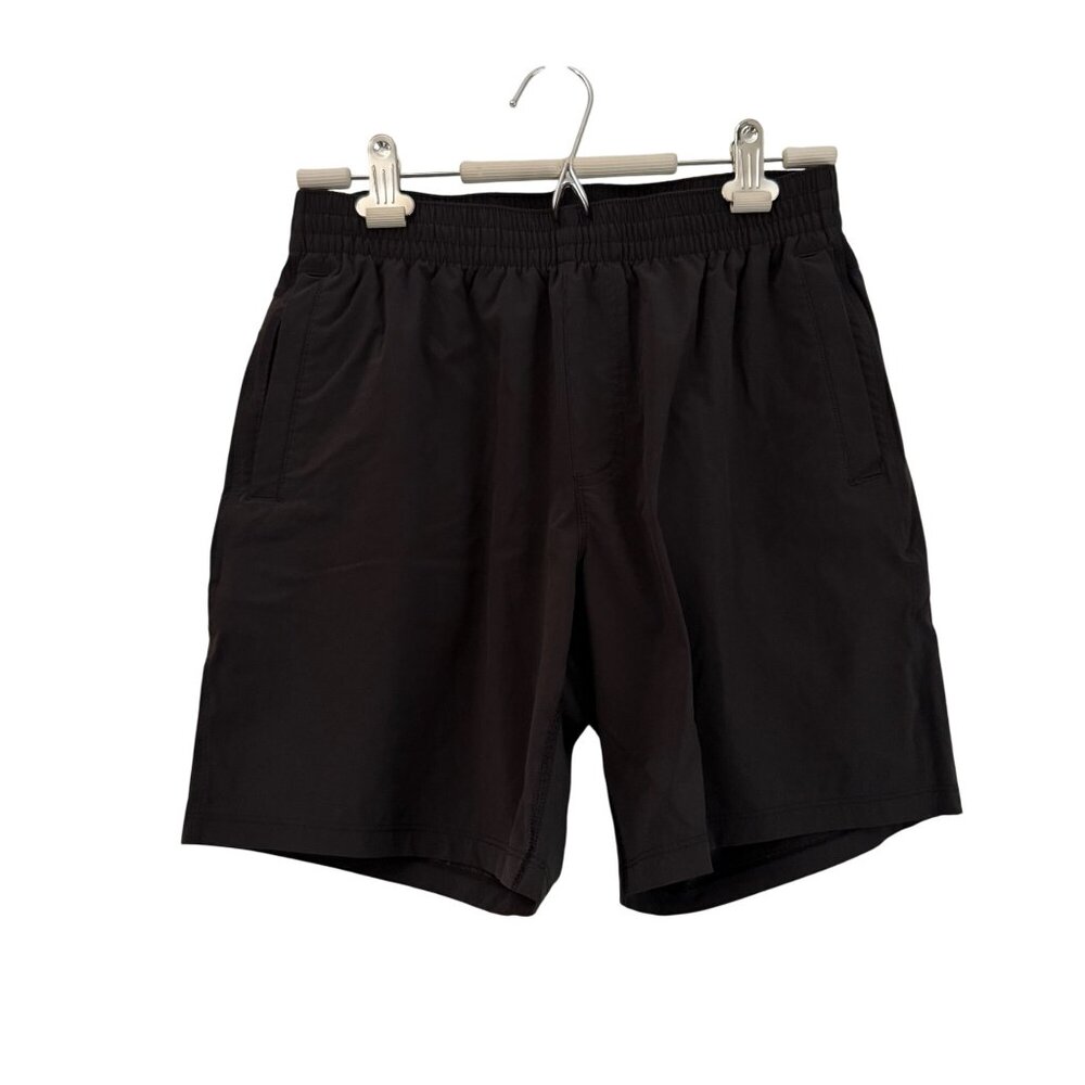 Bear Bottom Black Nylon 7 Inseam Performance Pull On Shorts Mens Size Medium
